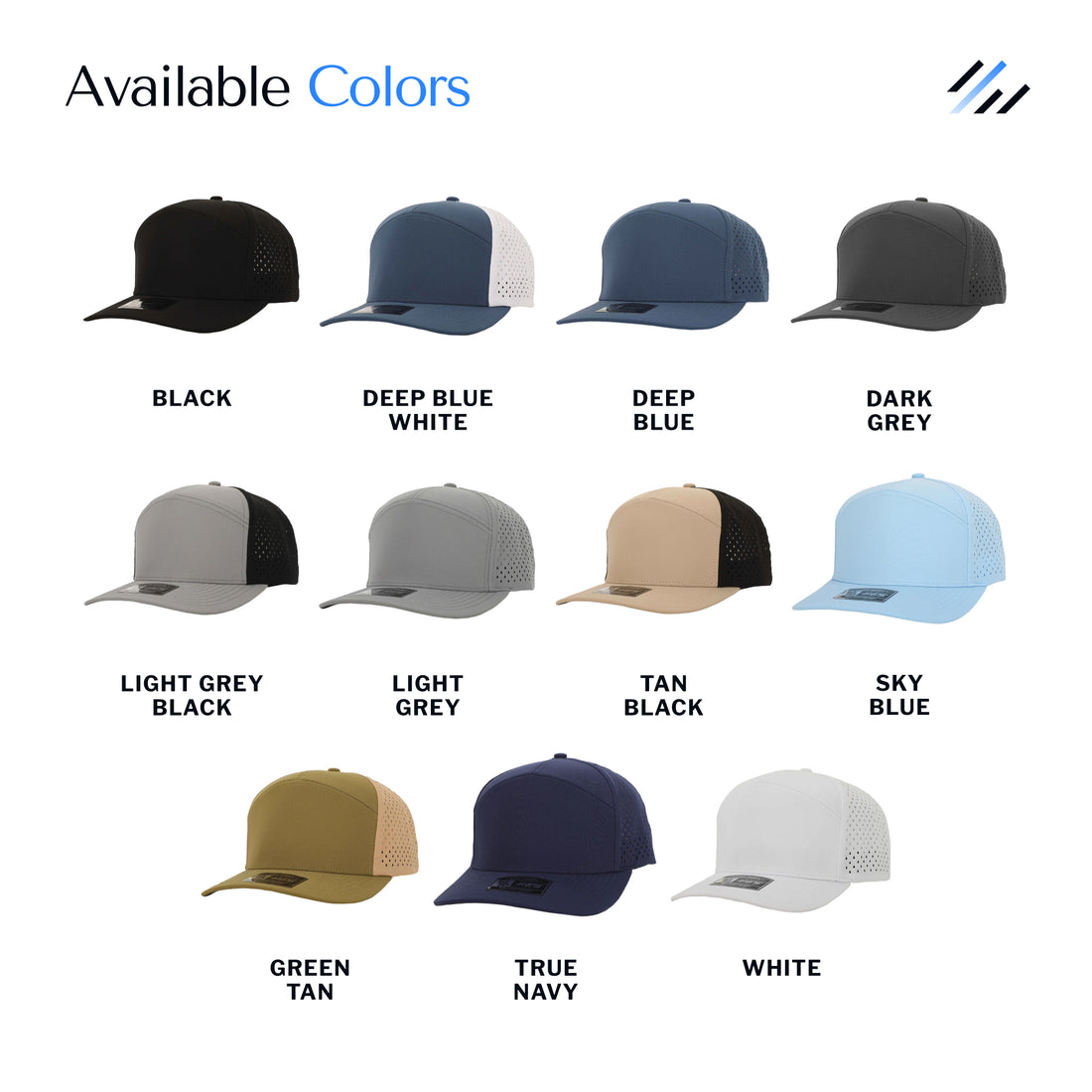 Custom Boat 7 Panel Performance Snapback Hat - 1010 Hats